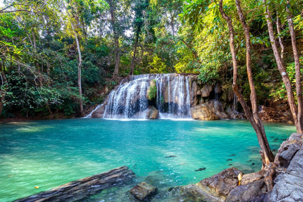 Les cascades d’Erawan, Thaïlande