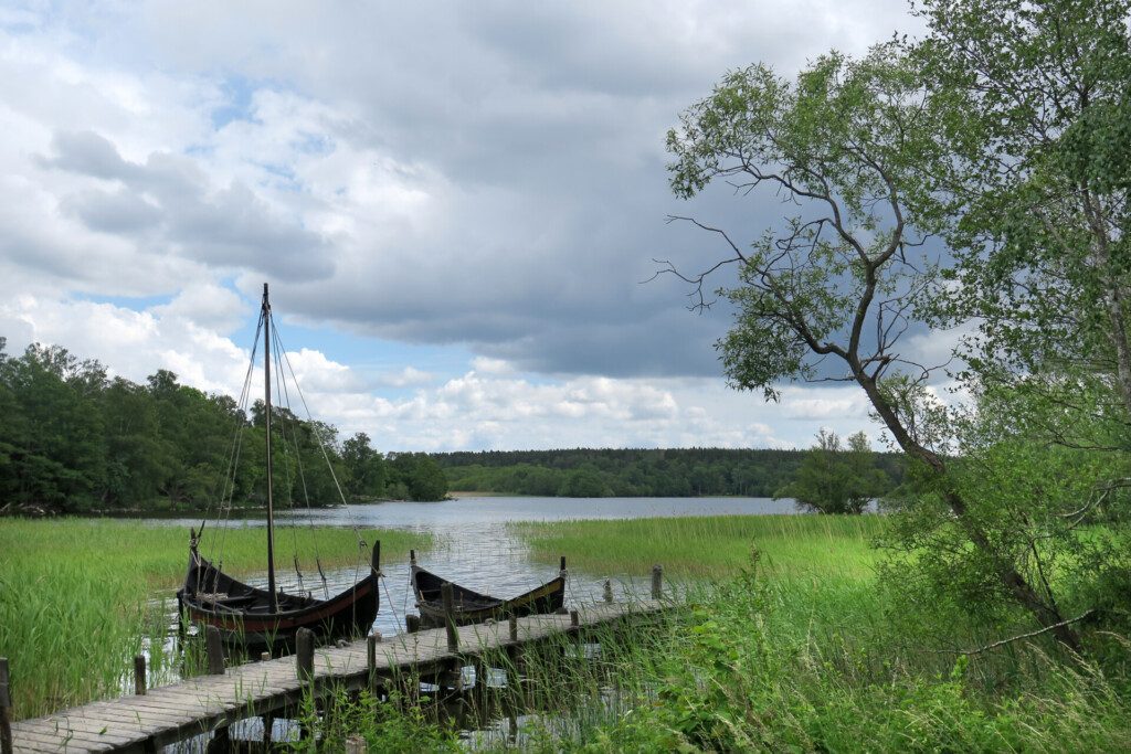 Paysage à Birka, sur l’île de Björkö (dans les environs de Stockholm)