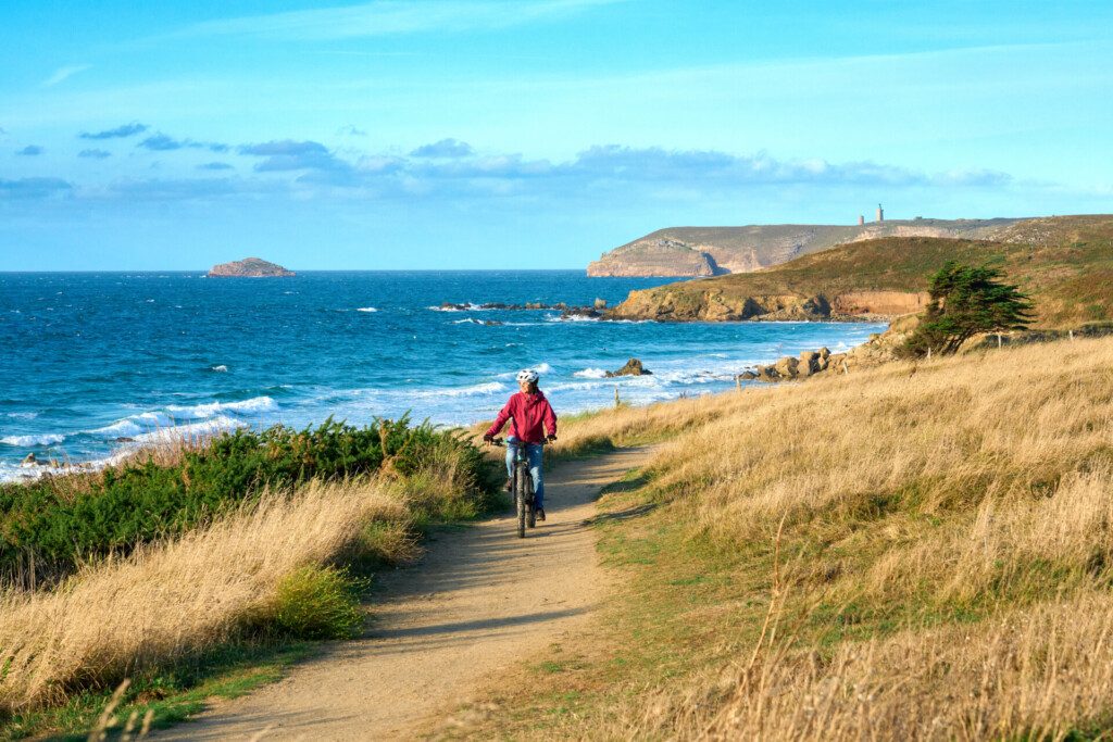 vélo sur la côte d’Émeraude, dans les alentours de Saint Malo