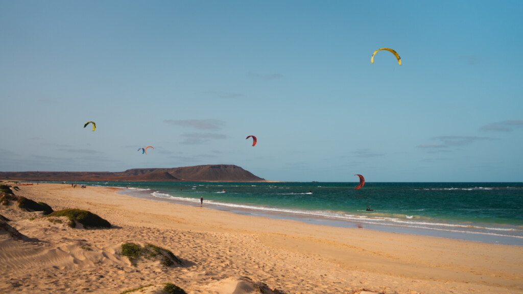 Un spot de Kitesurf au Cap-Vert