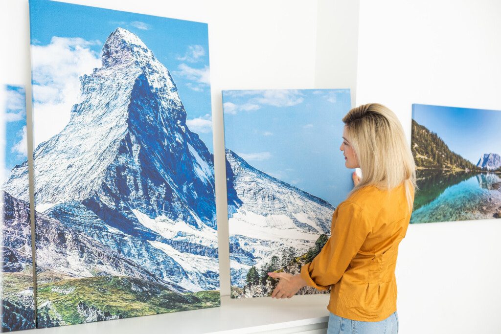 Une toile photo triptyque pour ce beau paysage