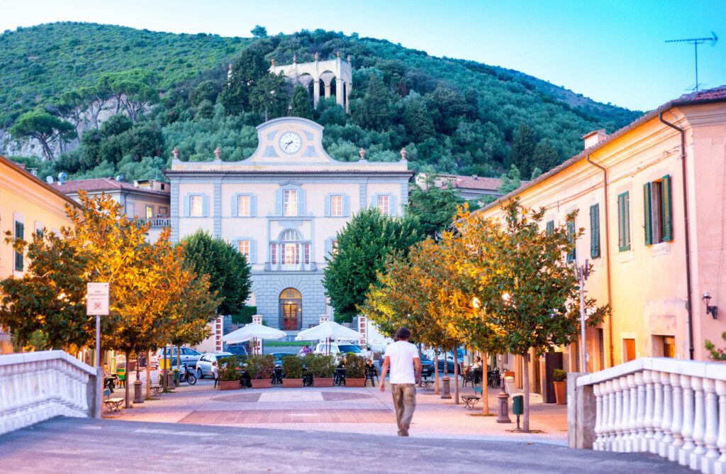 Le centre de San Giuliano Terme, près de Pise