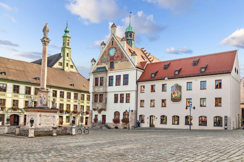 L'hôtel de ville de Freising, dans les environs de Munich