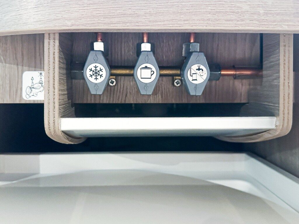 Plomberie d'un camping car 