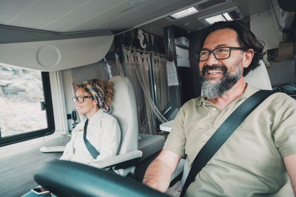 Rouler pour essayer le camping car 
