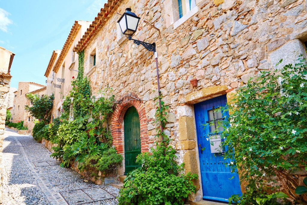 Rue de la vieille ville (Vila Vella) de Tossa de Mar