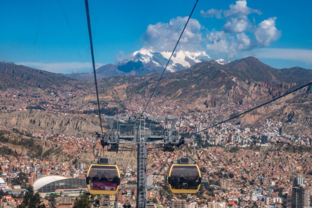 La Paz vue depuis El Alto, Bolivie