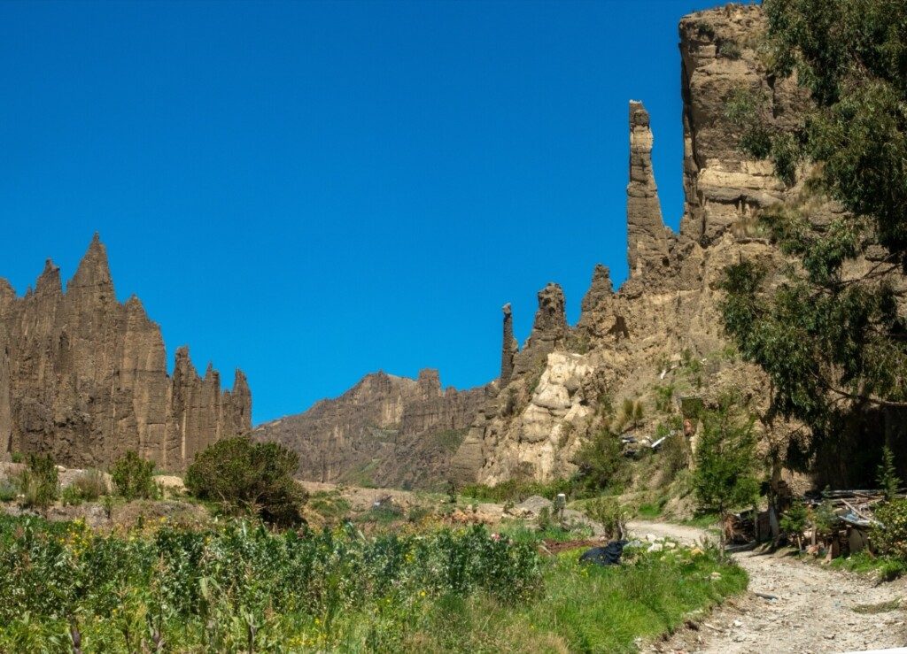 Le Valle de las Ánimas paysage de Bolivie 