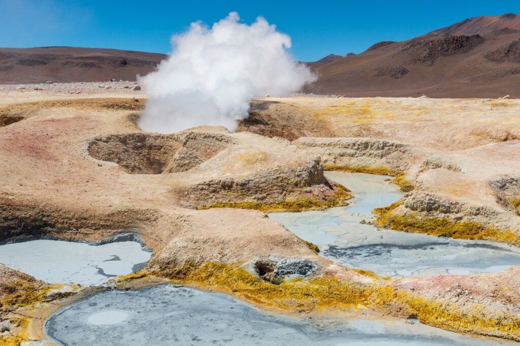 Les geysers Sol de Mañana