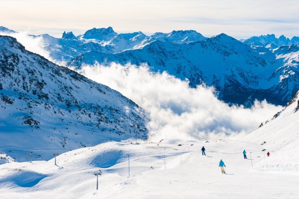 Piste de ski à Val Thorens - Les 3 Vallées 