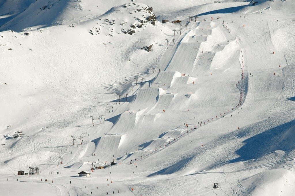 Snowpark à Val Thorens 