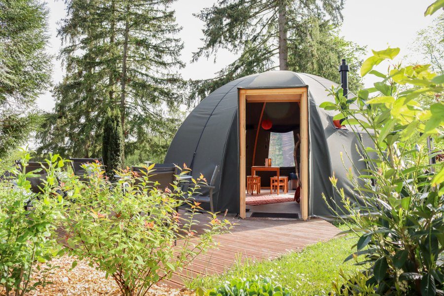 Tente Wigwam en Alsace au Domaine du Heidenkopf
