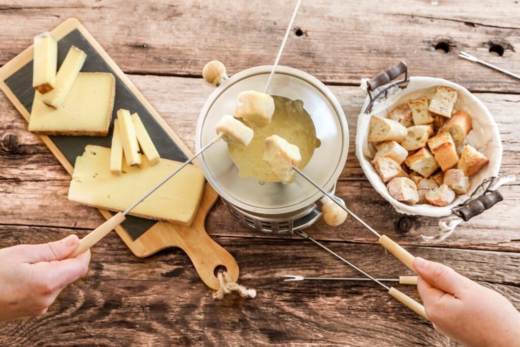 La fondue (Suisse)