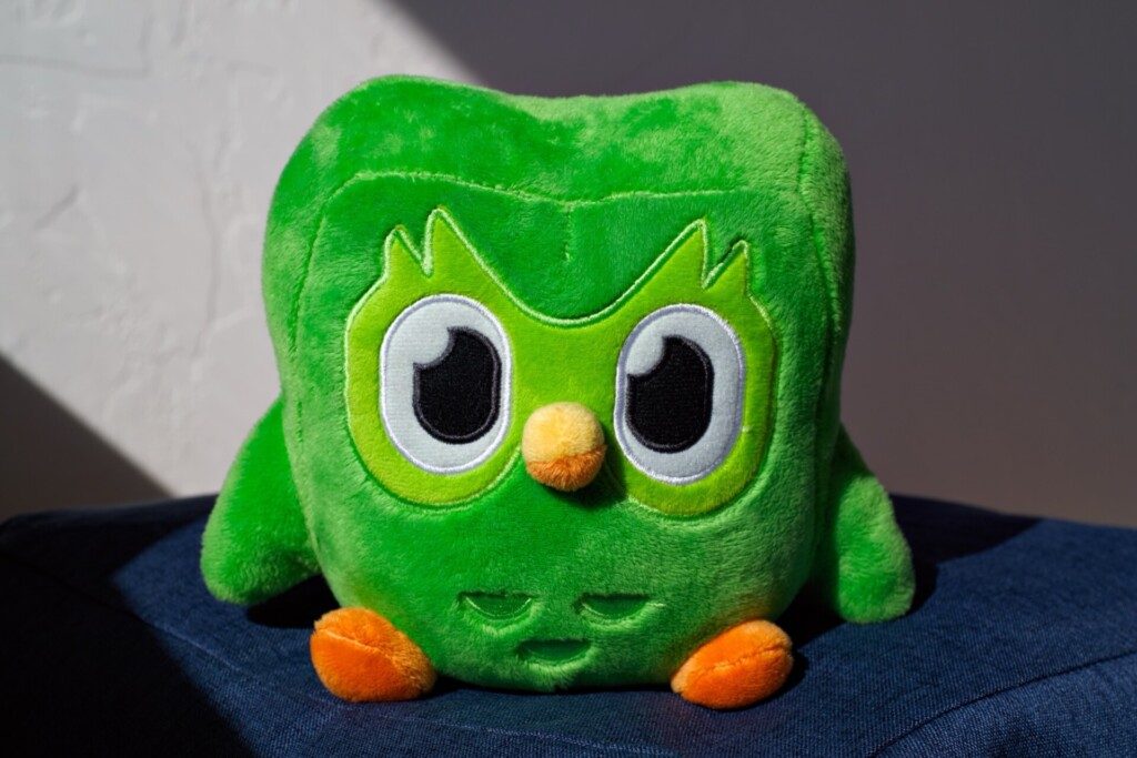 La mascotte de Duolingo