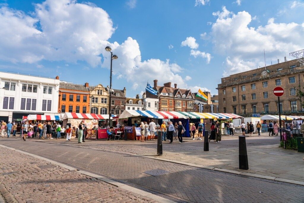 Le marché de Cambridge