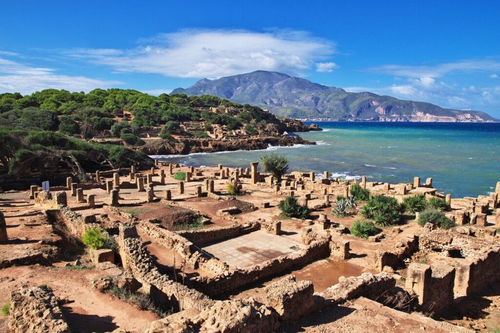 Les ruines romaines de Tipaza, Algérie