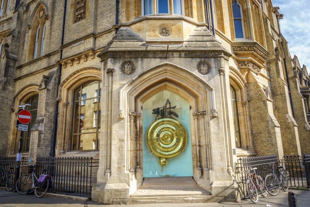 l’horloge Grasshopper Clock à Cambridge