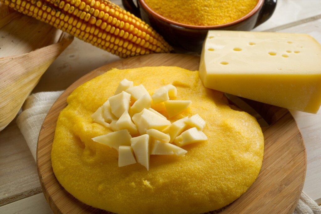 Polenta et fromage (Italie )