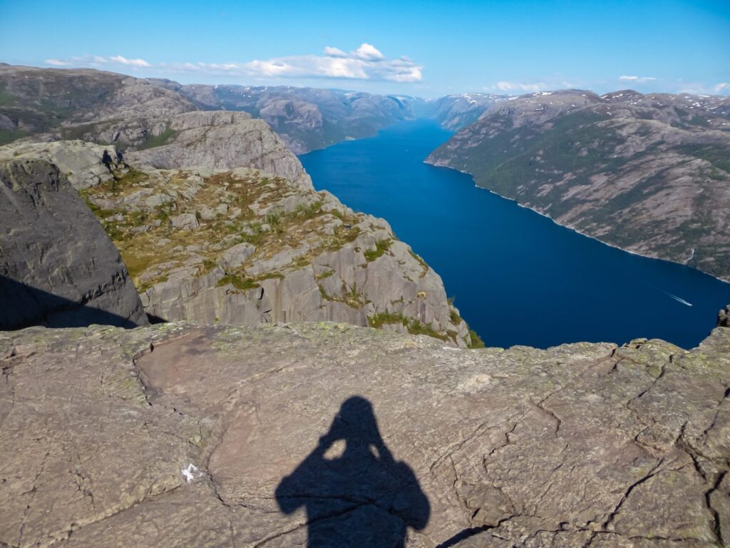 L'ombre face au paysage