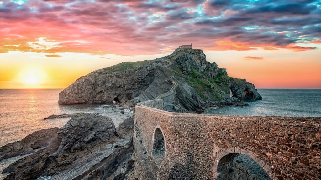la chapelle San Juan de Gaztelugatxe autour de Bilbao