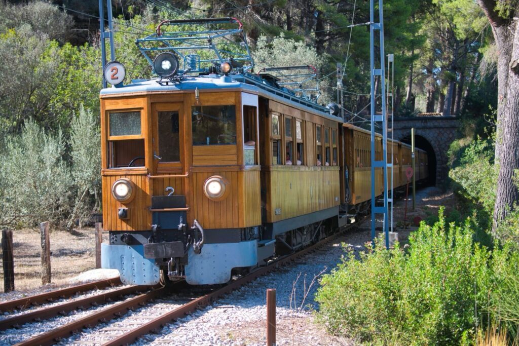 Le train de Sóller à Majorque, depuis 1912
