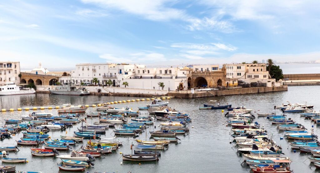 Port maritime de la ville d'Alger (Algérie)