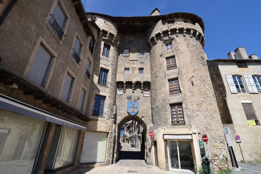 Porte de la vieille ville de Marvejols, proche de Mende