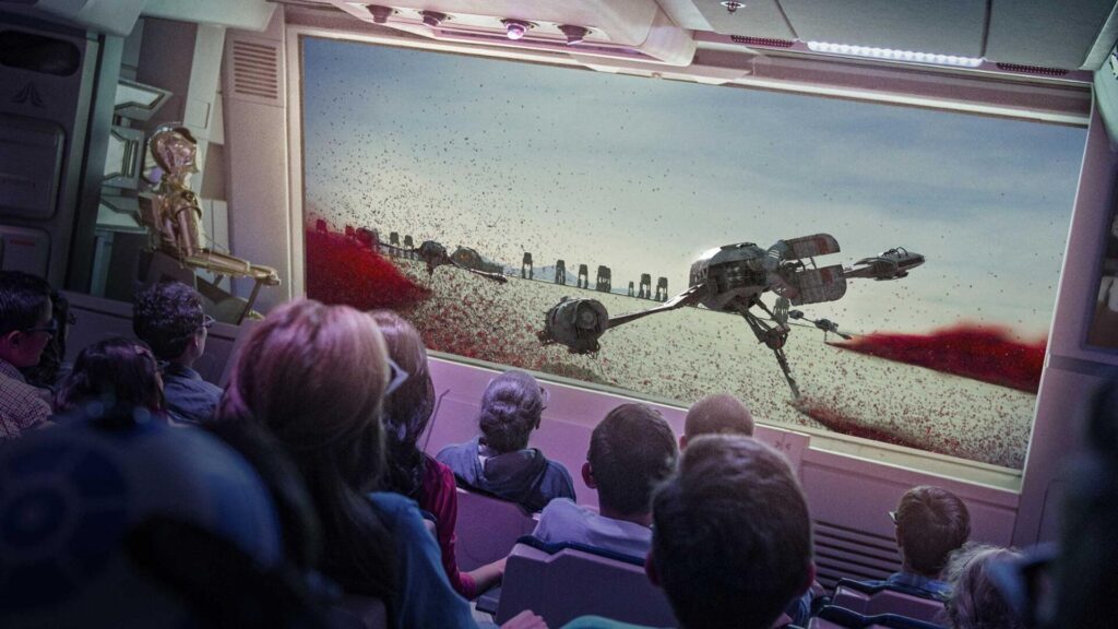 Star Tours à Disney, le meilleur simulateur 4D