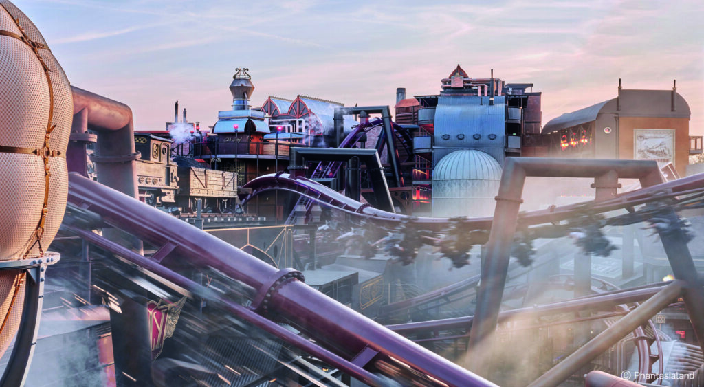 Le monde immersif de Rookburgh et son attraction FLY à Phantasialand