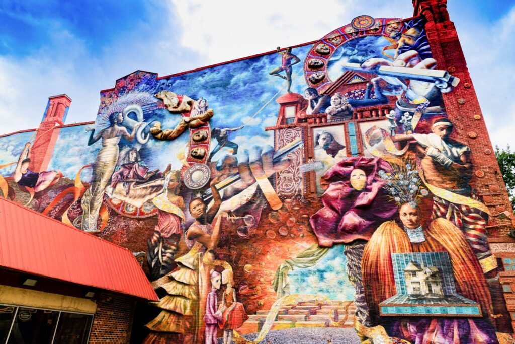 Un des nombreuses fresques murales de Philadelphie