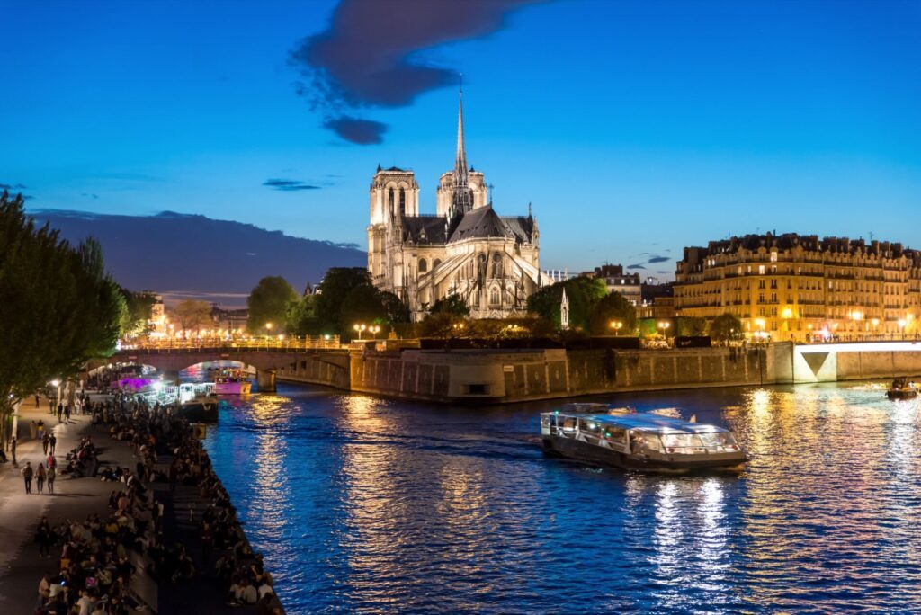 Croisière à Paris de nuit