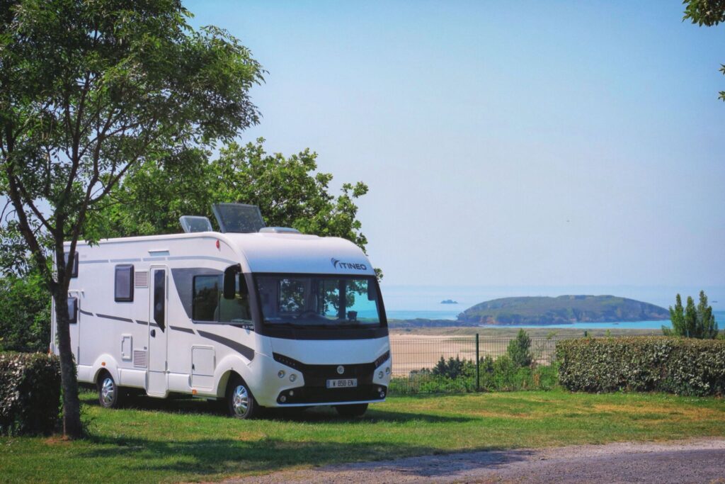 Spot de Camping-car avec vue en Bretagne
