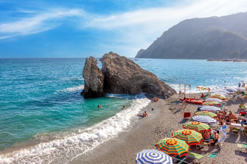Levanto et sa belle plage, près des Cinque Terre