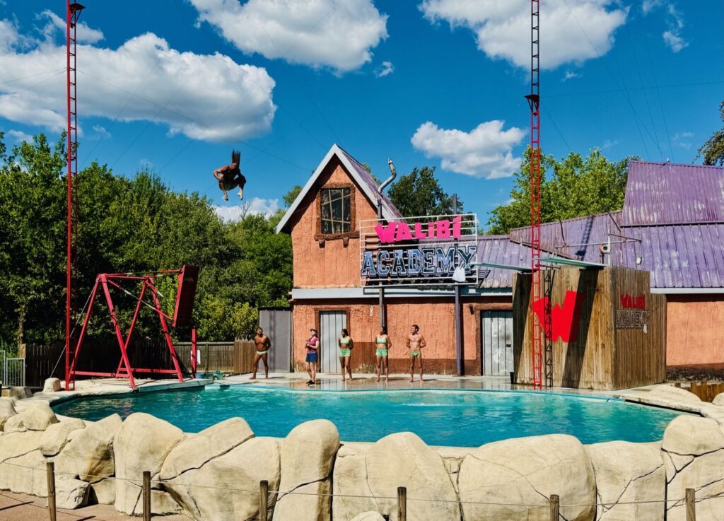 Un spectacle de plongeur à Walibi Rhone Alpes