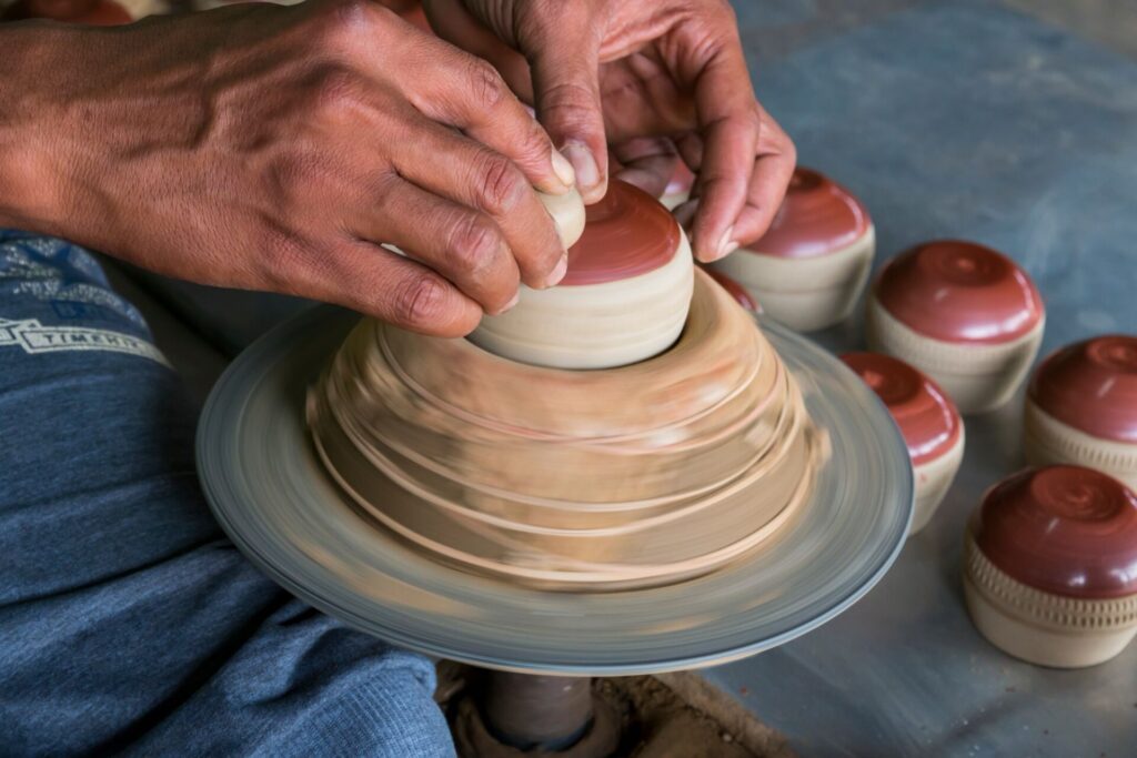 Atelier de fabrication de poterie à Trinidad, Cuba