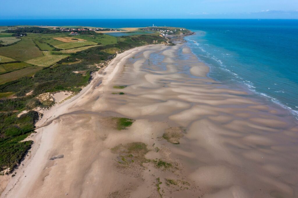 La plage de Wissant, parmie les plus belles plages du nord de la France