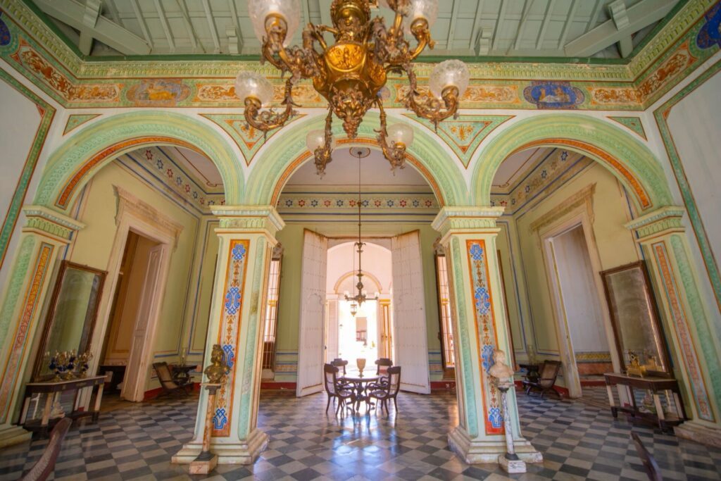L'intérieur du Palacio Cantero à Trinidad