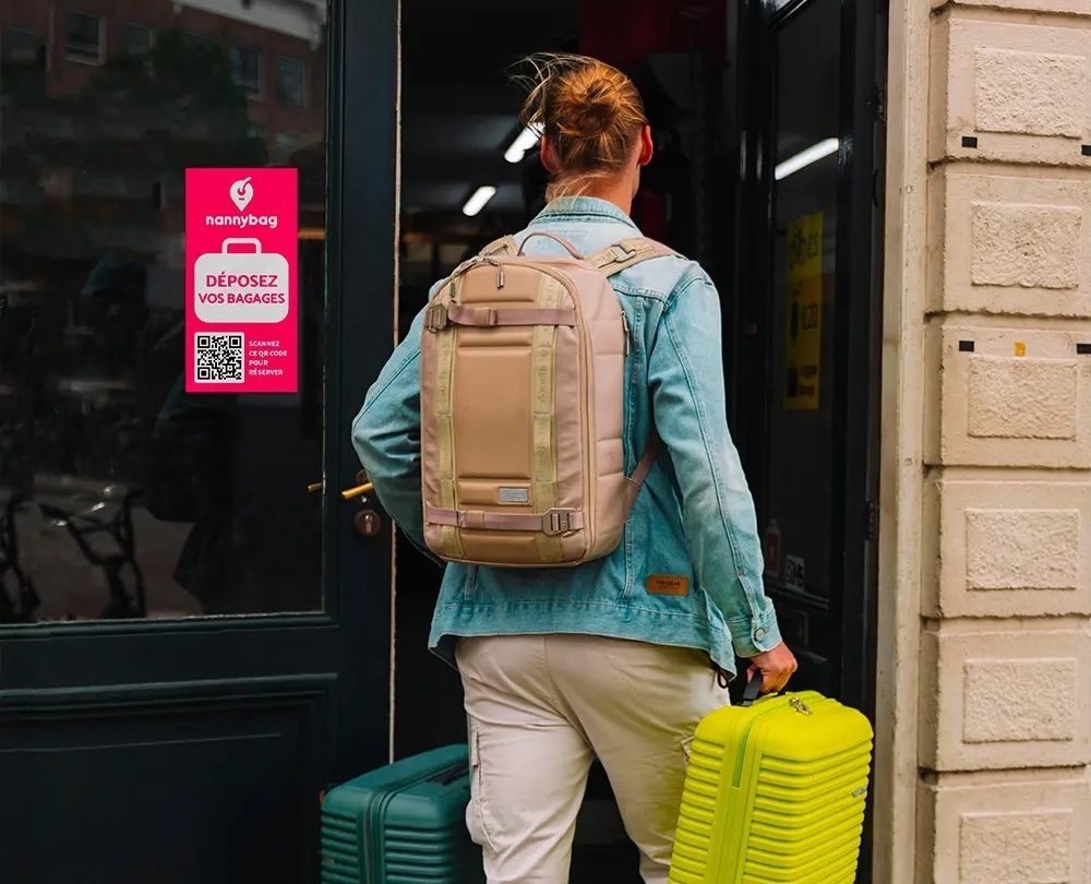 Consignes de proximité en voyage © Nannybag